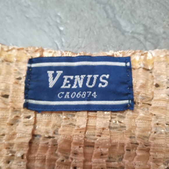 Bead Straps Gold Venus Top Sz Small - Picture 4 of 5